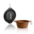 JESPET GOOPAWS Collapsible Silicone Travel Bowls, 2 Pack