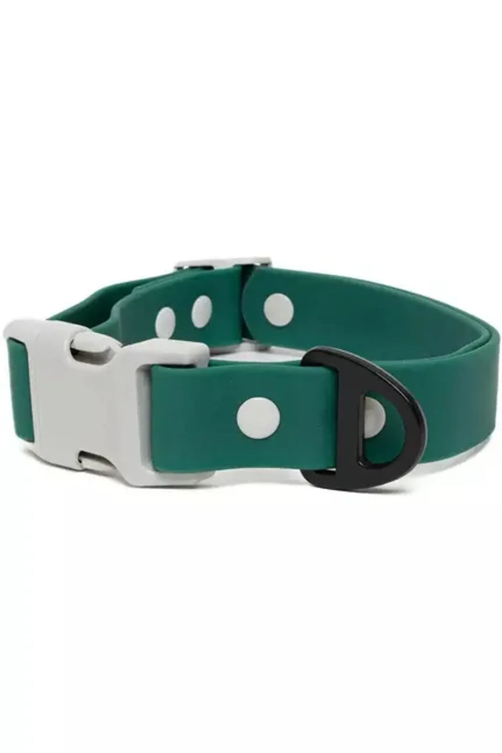 Aria the Fox Siberian Spruce Waterproof Dog Collar with D-Ring